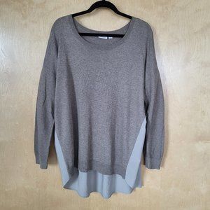Tunic Top Pull-over Sweater Taupe Size X Large